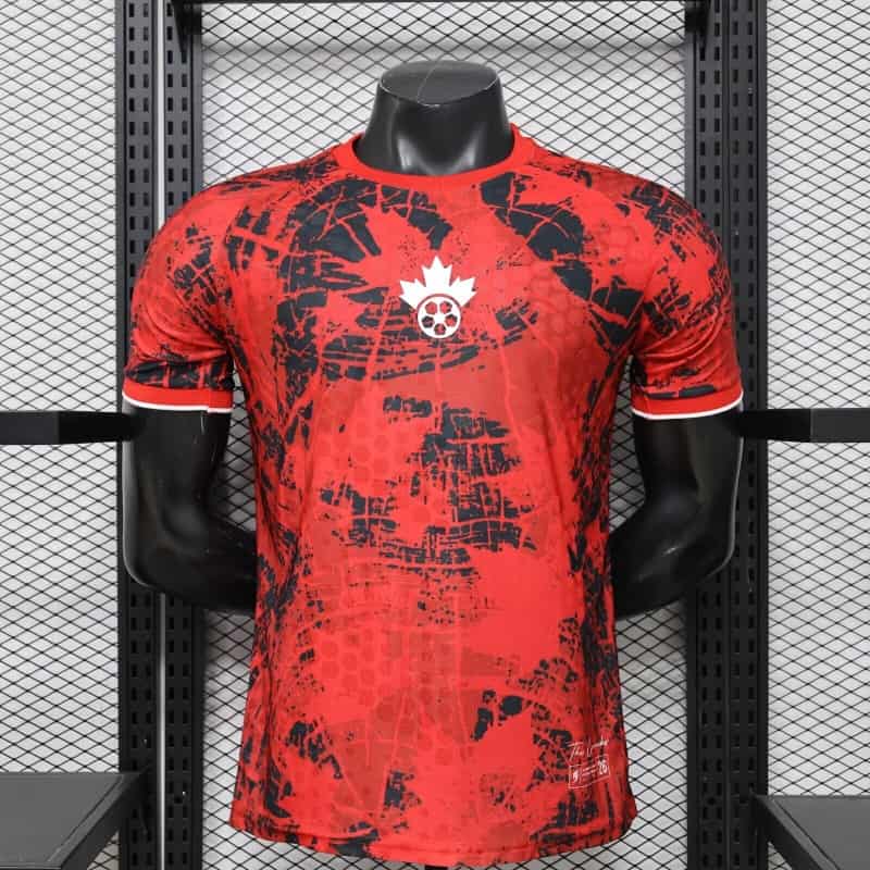 AAA(Thailand) Canada 2026 Red Soccer Jersey (Player) AAA(Thailand) Canada 2026 Red Soccer Jersey (Player)