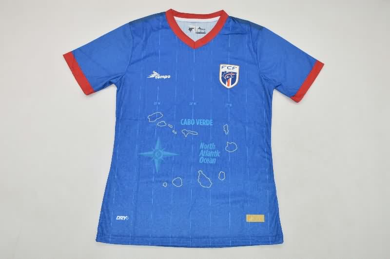 AAA(Thailand) Cape Verde 2025 Home Soccer Jersey (Player) AAA(Thailand) Cape Verde 2025 Home Soccer Jersey (Player)