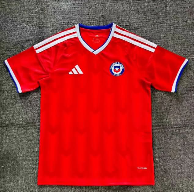 AAA(Thailand) Chile 2026 Home Soccer Jersey AAA(Thailand) Chile 2026 Home Soccer Jersey