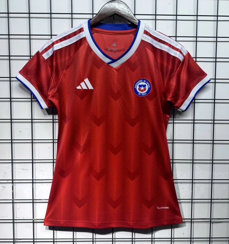 AAA(Thailand) Chile 2026 Home Women Soccer Jersey AAA(Thailand) Chile 2026 Home Women Soccer Jersey