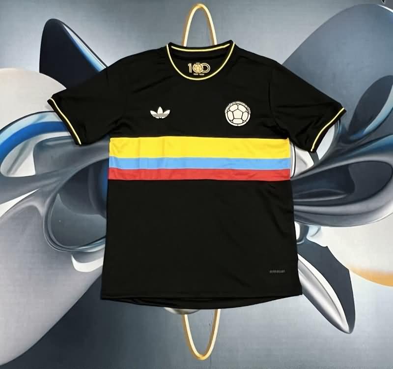 AAA(Thailand) Columbia 100th Anniversary Black Soccer Jersey