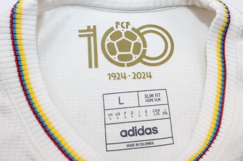 AAA(Thailand) Columbia 100th Anniversary Long Sleeve Soccer Jersey