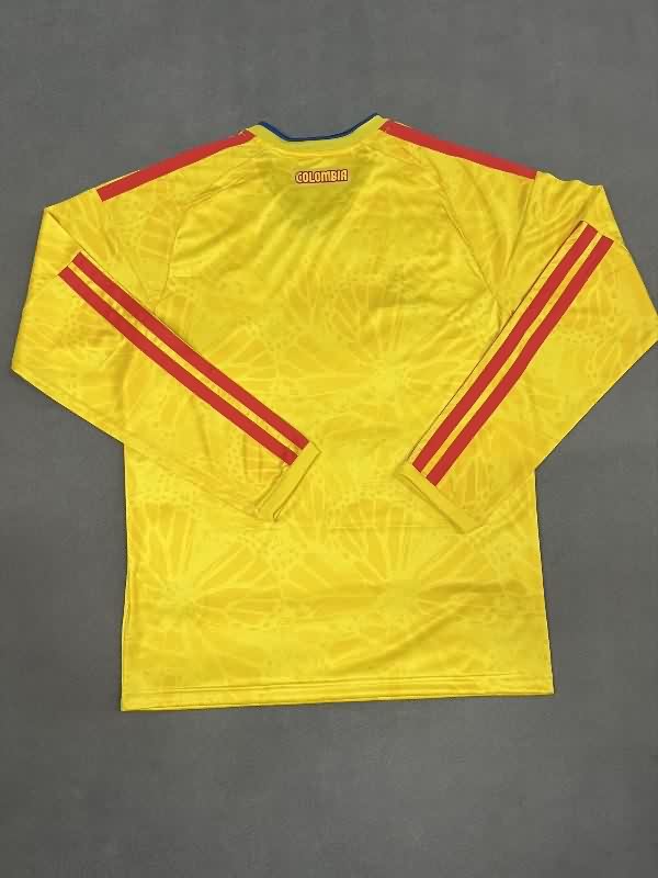 AAA(Thailand) Columbia 2026 World Cup Home Long Sleeve Soccer Jersey