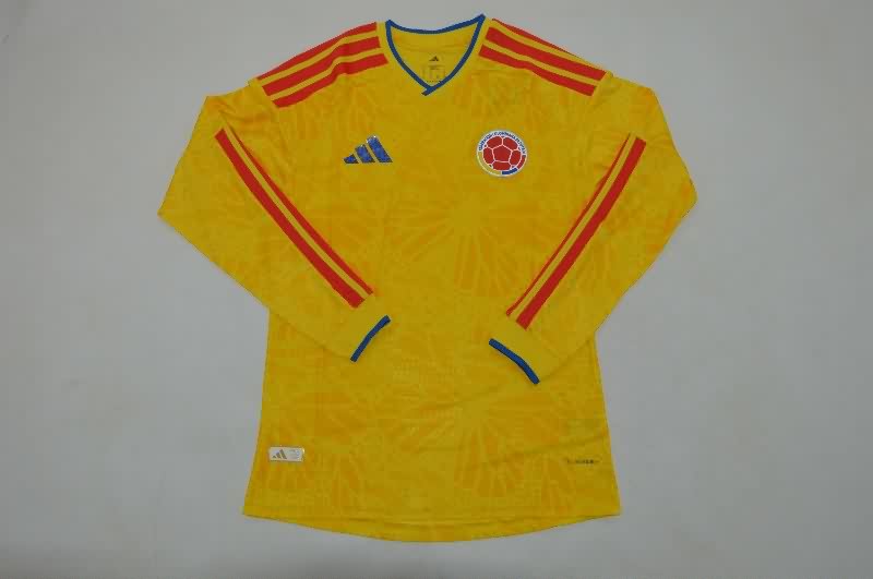 AAA(Thailand) Columbia 2026 World Cup Home Long Sleeve Soccer Jersey (Player) AAA(Thailand) Columbia 2026 World Cup Home Long Sleeve Soccer Jersey (Player)