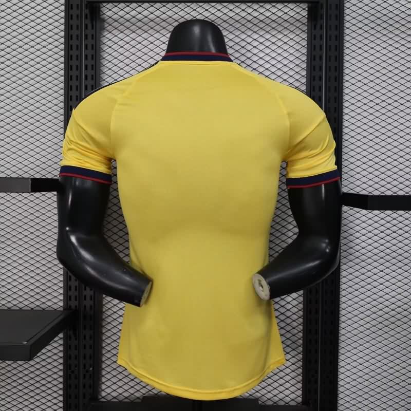 AAA(Thailand) Columbia 2026 Yellow Soccer Jersey (Player)