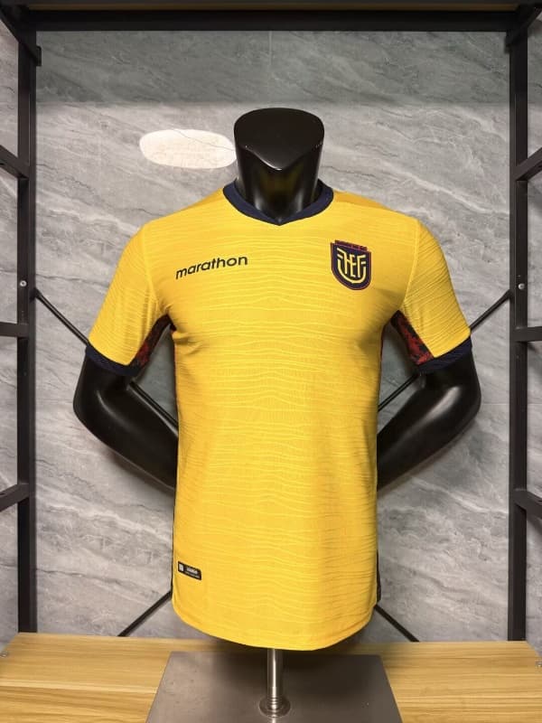 AAA(Thailand) Ecuador 2026 Home Soccer Jersey (Player) AAA(Thailand) Ecuador 2026 Home Soccer Jersey (Player)