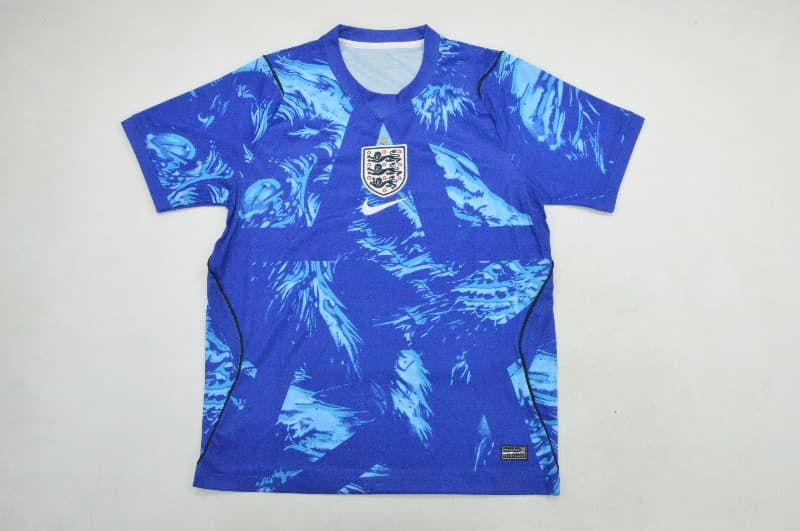 AAA(Thailand) England 2026 Goalkeeper Blue Soccer Jersey