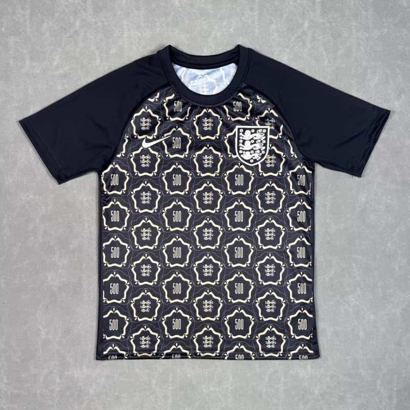 AAA(Thailand) England 500th Anniversary Black Soccer Jersey