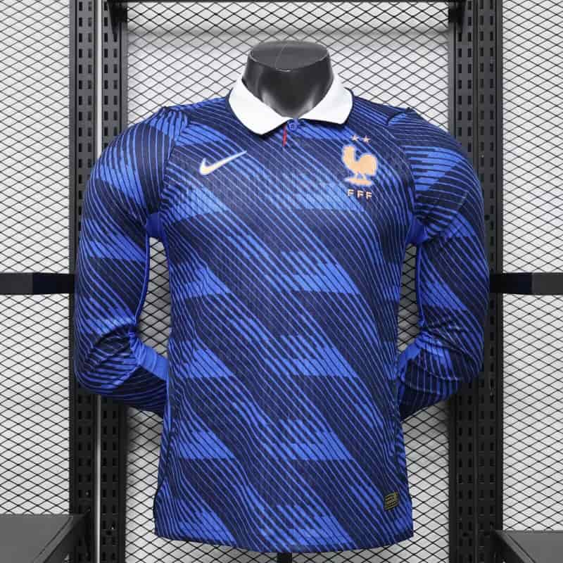 AAA(Thailand) France 2026 World Cup Home Long Sleeve Soccer Jersey (Player) AAA(Thailand) France 2026 World Cup Home Long Sleeve Soccer Jersey (Player)