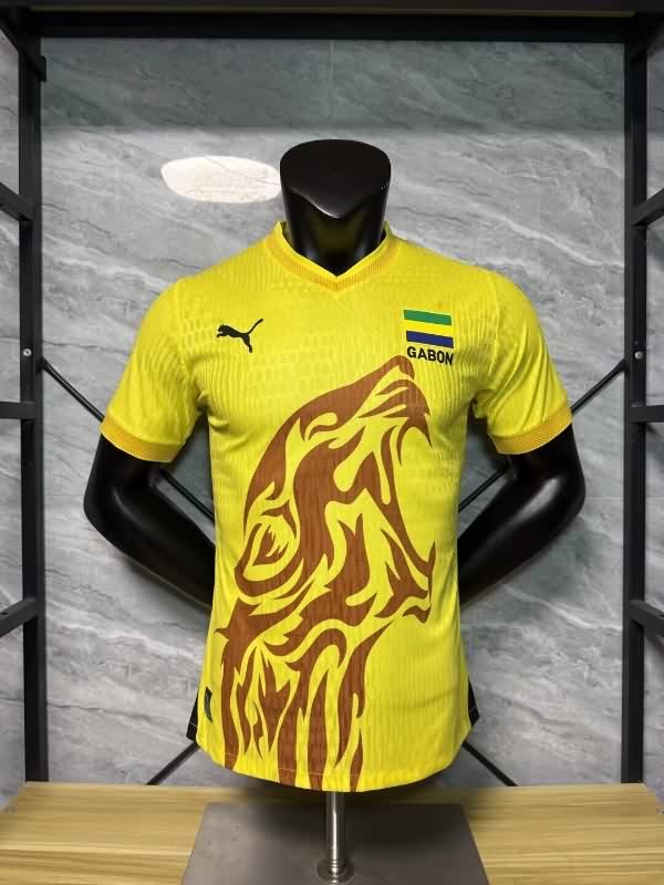 AAA(Thailand) Gabon 2026 Yellow Soccer Jersey (Player) AAA(Thailand) Gabon 2026 Yellow Soccer Jersey (Player)