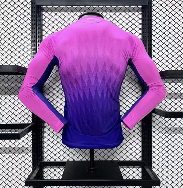 AAA(Thailand) Germany 2024 Away Long Sleeve Soccer Jersey (Player)