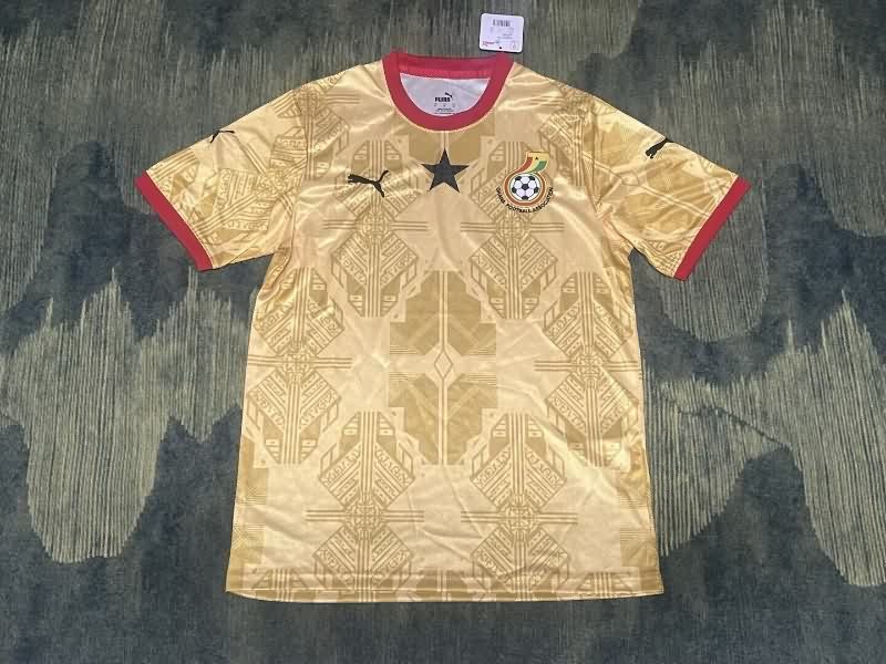 AAA(Thailand) Ghana 2026 Gold Soccer Jersey AAA(Thailand) Ghana 2026 Gold Soccer Jersey