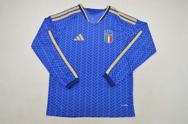 AAA(Thailand) Italy 2026 Home Long Sleeve Soccer Jersey