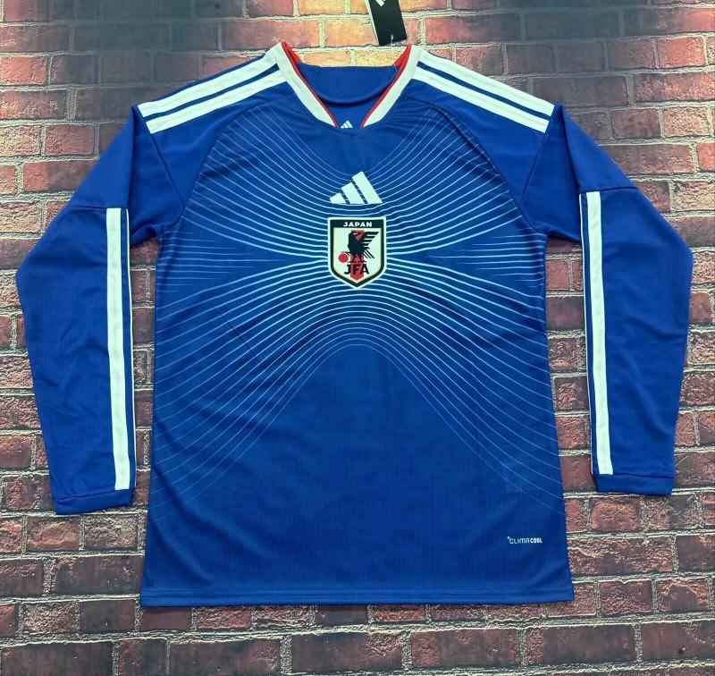 AAA(Thailand) Japan 2026 World Cup Home Long Sleeve Soccer Jersey AAA(Thailand) Japan 2026 World Cup Home Long Sleeve Soccer Jersey