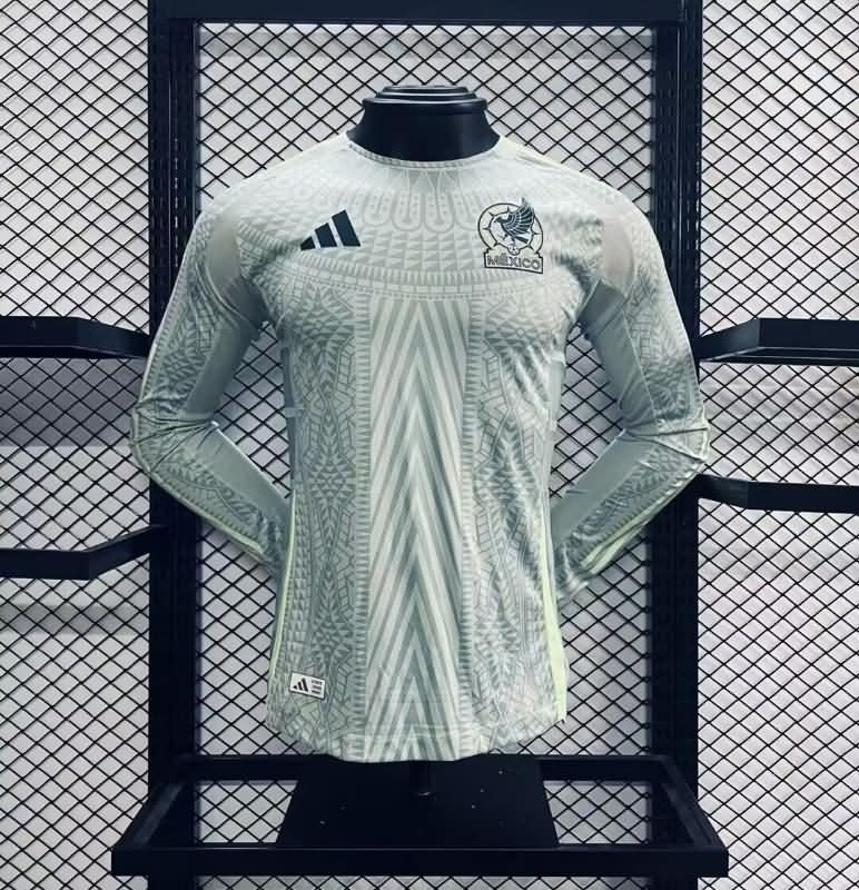 AAA(Thailand) Mexico 2024 Copa America Away Long Sleeve Soccer Jersey (Player)