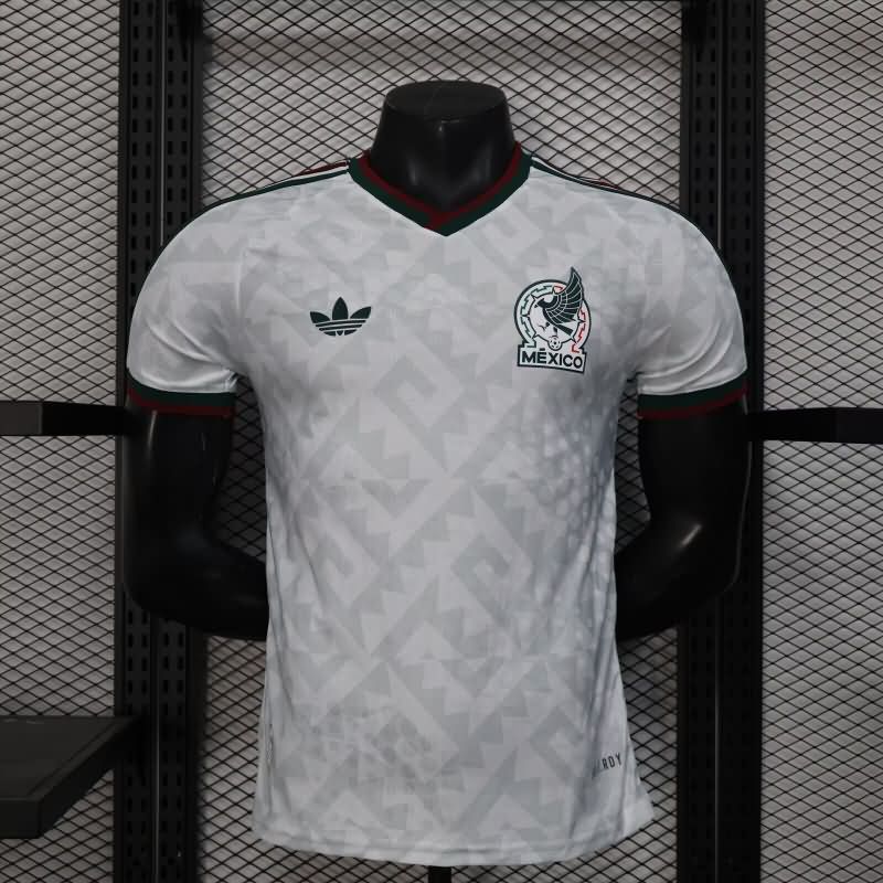 AAA(Thailand) Mexico 2025 White Soccer Jersey (Player) AAA(Thailand) Mexico 2025 White Soccer Jersey (Player)