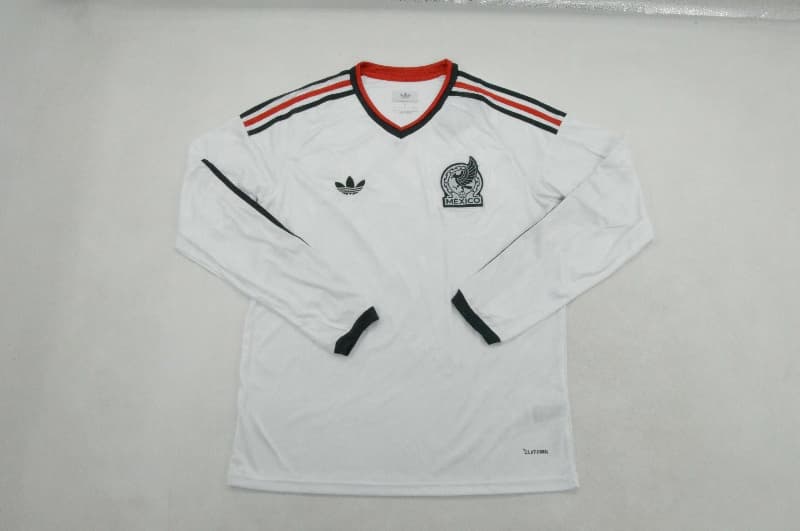 AAA(Thailand) Mexico 2026 World Cup Away Long Sleeve Soccer Jersey AAA(Thailand) Mexico 2026 World Cup Away Long Sleeve Soccer Jersey