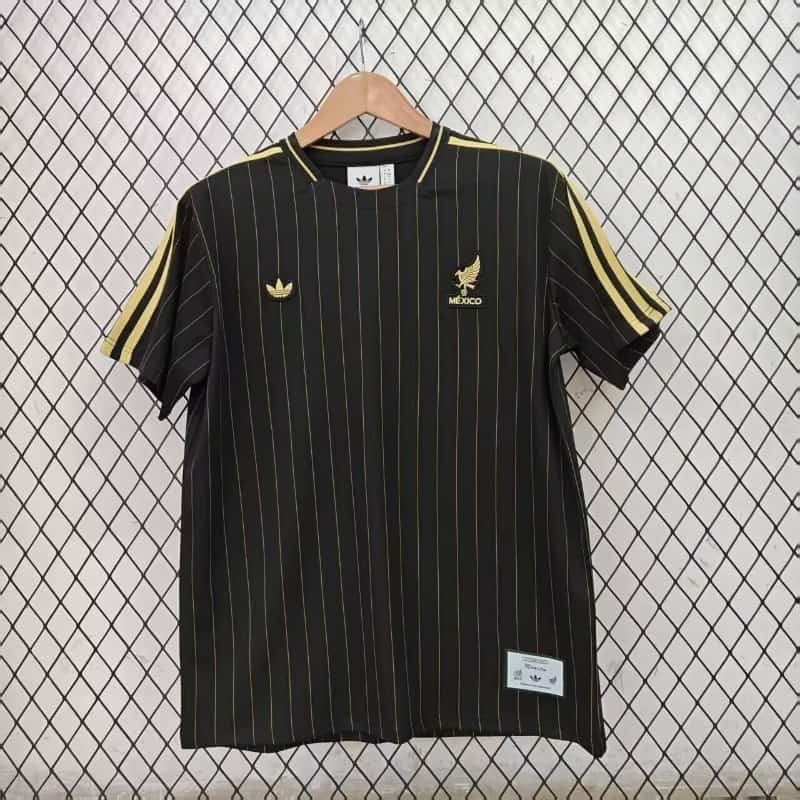 AAA(Thailand) Mexico 2026 Black Soccer Jersey AAA(Thailand) Mexico 2026 Black Soccer Jersey