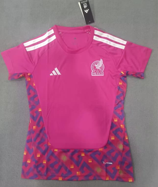 AAA(Thailand) Mexico 2026 Goalkeeper Pink Women Soccer Jersey