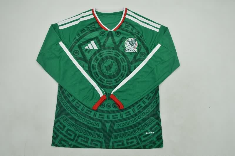 AAA(Thailand) Mexico 2026 World Cup Home Long Sleeve Soccer Jersey AAA(Thailand) Mexico 2026 World Cup Home Long Sleeve Soccer Jersey