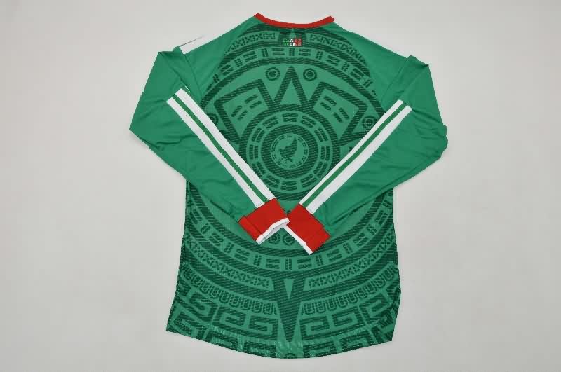 AAA(Thailand) Mexico 2026 World Cup Home Long Sleeve Soccer Jersey (Player)