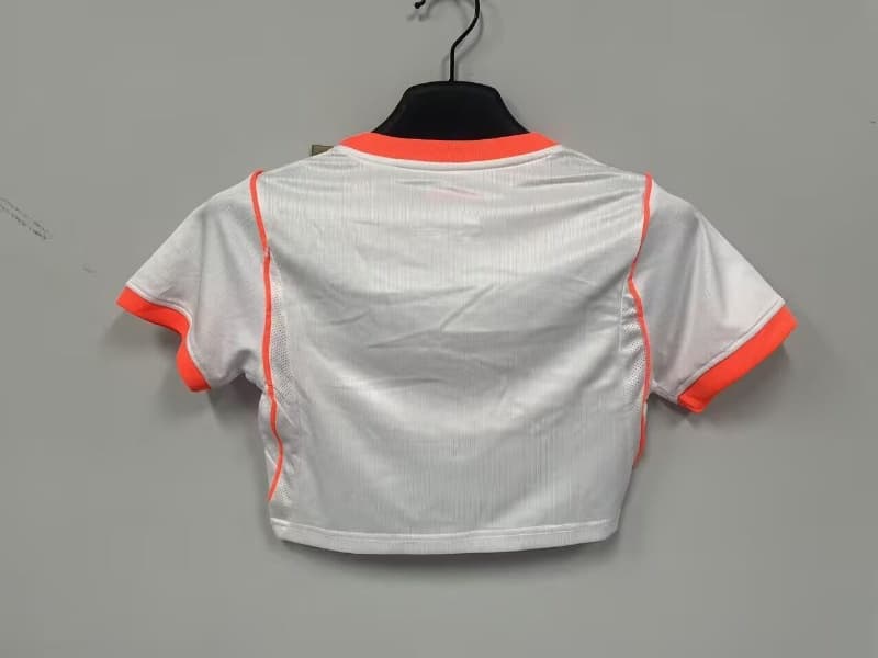 AAA(Thailand) Netherlands 2026 Away Women Cropped Soccer Jersey