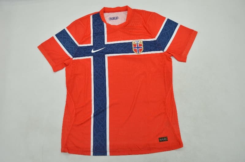 AAA(Thailand) Norway 2026 World Cup Home Soccer Jersey AAA(Thailand) Norway 2026 World Cup Home Soccer Jersey