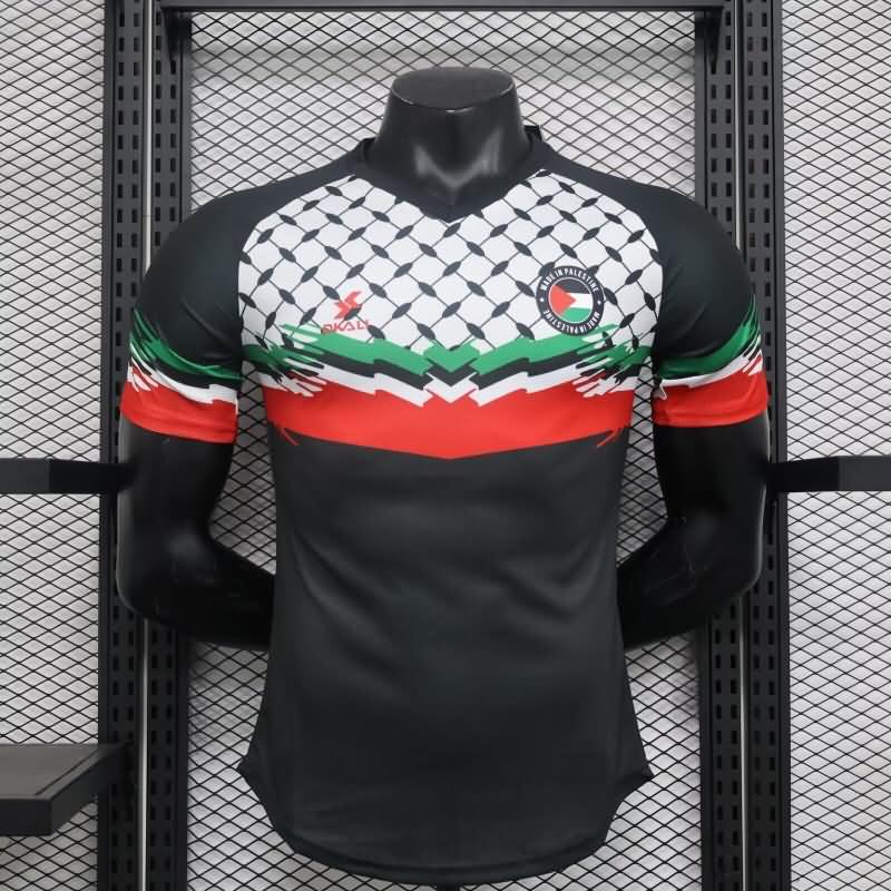 AAA(Thailand) Palestine 2023/24 Black Soccer Jersey (Player)