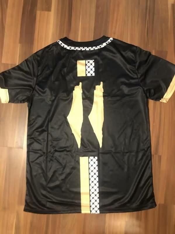 AAA(Thailand) Palestine 2024 Black Soccer Jersey