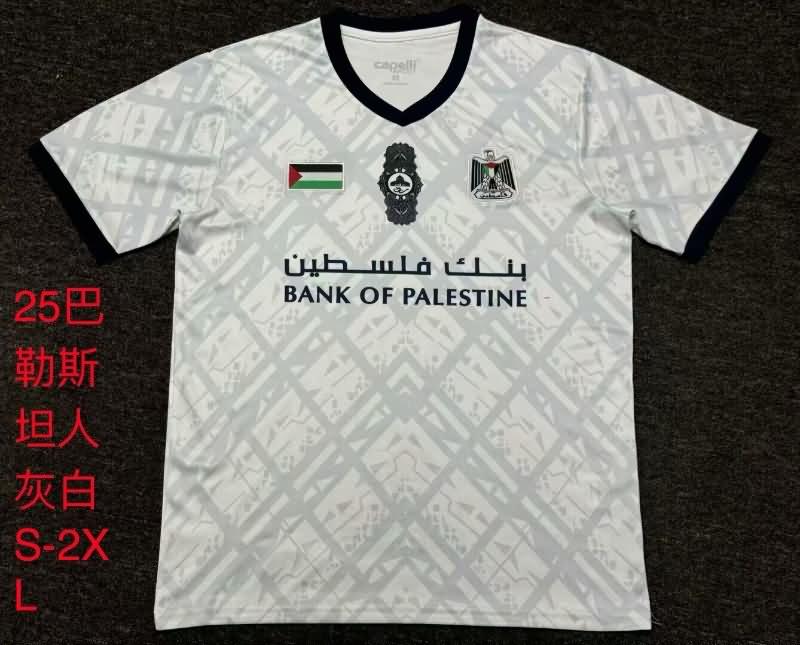 AAA(Thailand) Palestine 2024 Grey Soccer Jersey