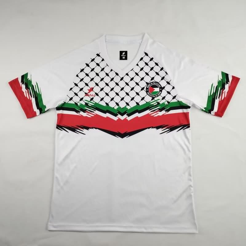 AAA(Thailand) Palestine 2024 White Soccer Jersey 02