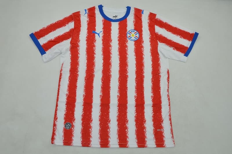 AAA(Thailand) Paraguay 2026 Home Soccer Jersey AAA(Thailand) Paraguay 2026 Home Soccer Jersey