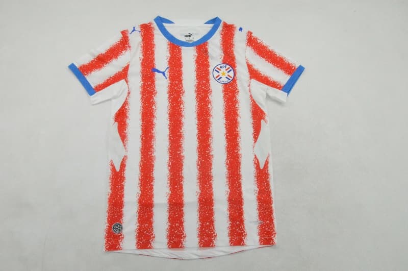 AAA(Thailand) Paraguay 2026 Home Soccer Jersey (Player) AAA(Thailand) Paraguay 2026 Home Soccer Jersey (Player)