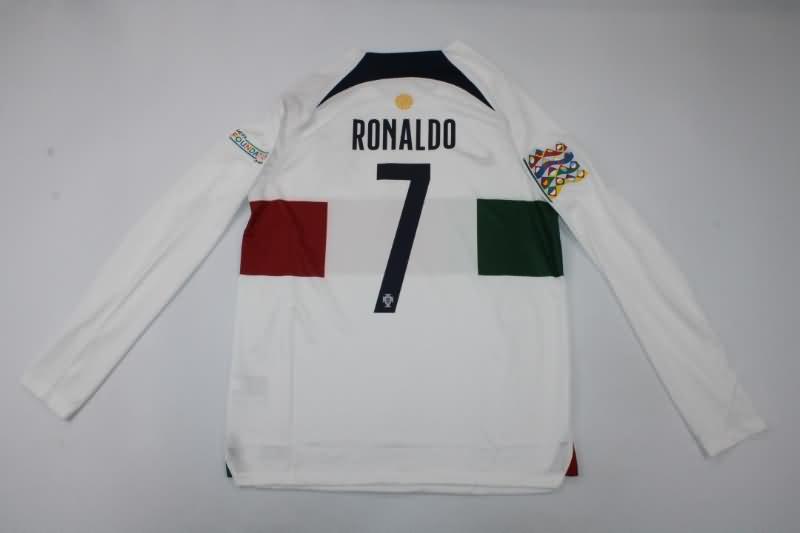 AAA(Thailand) Portugal 2022 World Cup Away Long Slevee Soccer Jersey