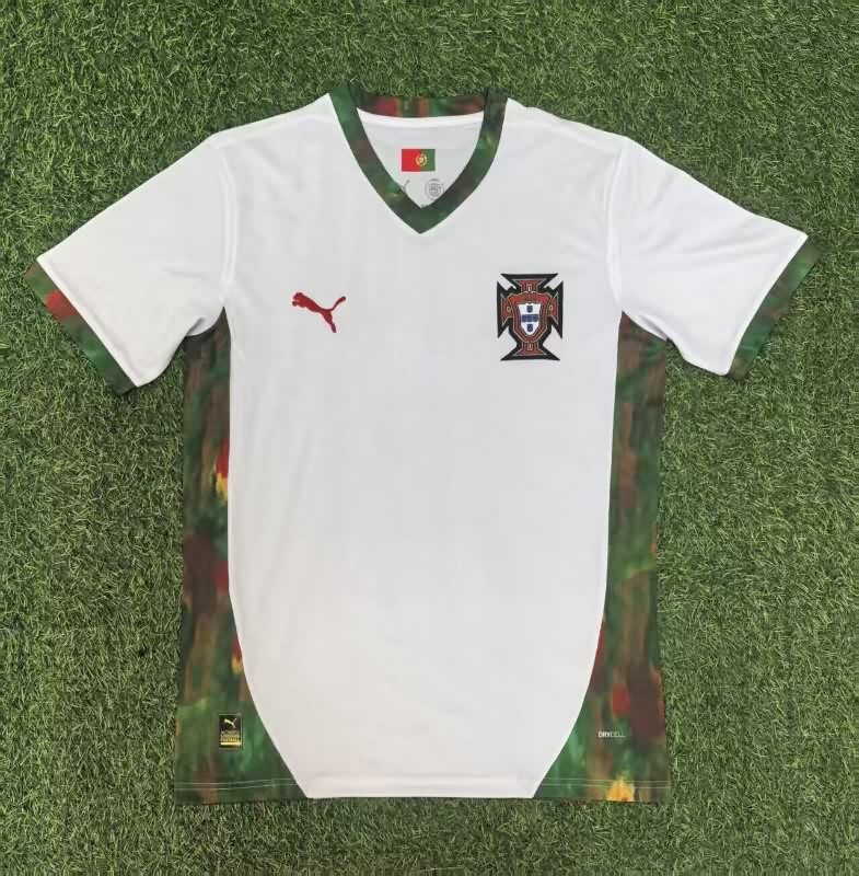 AAA(Thailand) Portugal 25/26 White Soccer Jersey AAA(Thailand) Portugal 25/26 White Soccer Jersey