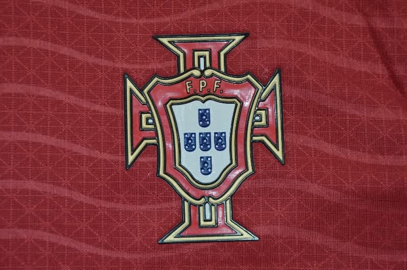 AAA(Thailand) Portugal 2026 World Cup Home Long Sleeve Soccer Jersey (Player)