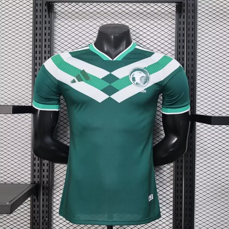 AAA(Thailand) Saudi Arabia 2026 Green Soccer Jersey (Player) AAA(Thailand) Saudi Arabia 2026 Green Soccer Jersey (Player)