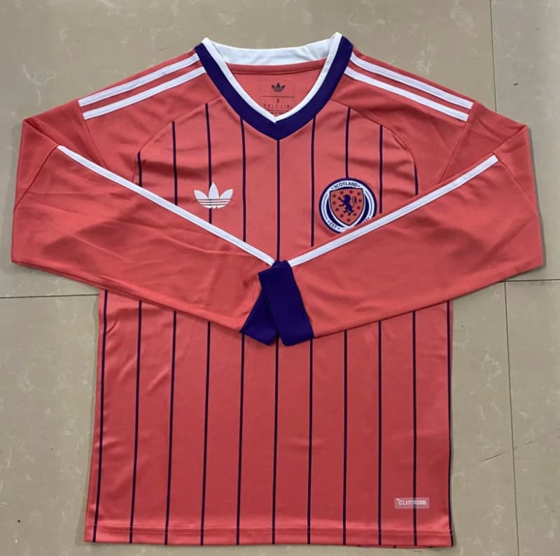 AAA(Thailand) Scotland 2026 Away Long Sleeve Soccer Jersey