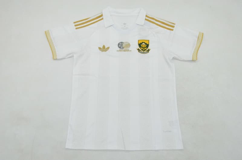 AAA(Thailand) South Africa 2026 White Soccer Jersey AAA(Thailand) South Africa 2026 White Soccer Jersey