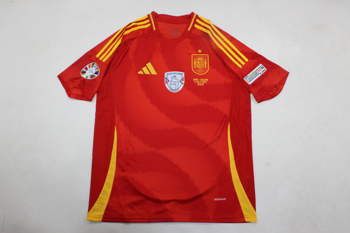 AAA(Thailand) Spain 2024 EURO Final Home Soccer Jersey