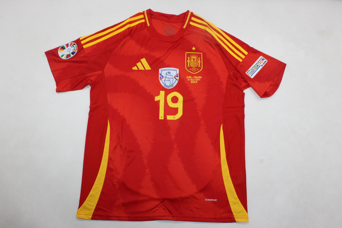 AAA(Thailand) Spain 2024 EURO Final Home Soccer Jersey