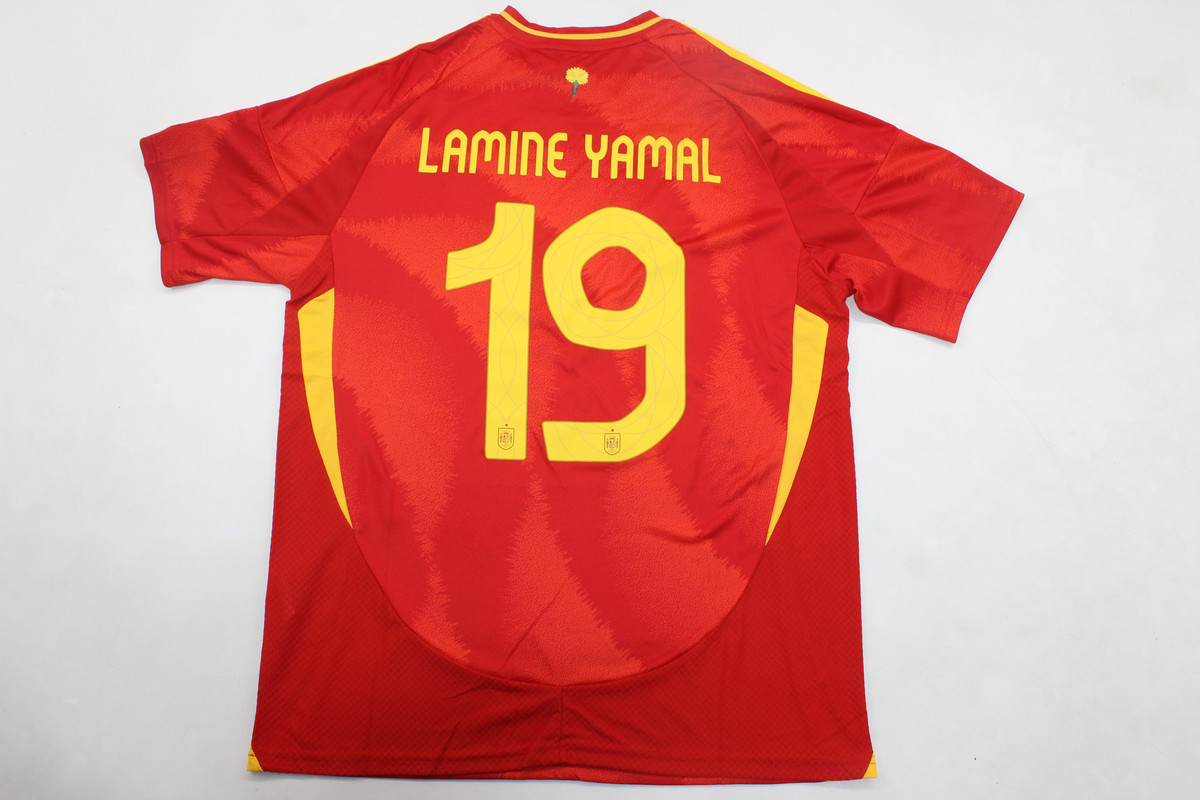 AAA(Thailand) Spain 2024 EURO Final Home Soccer Jersey