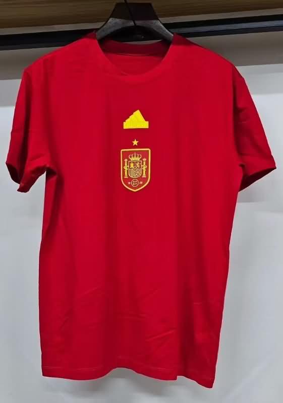 AAA(Thailand) Spain 2024 Soccer T Shirts 03