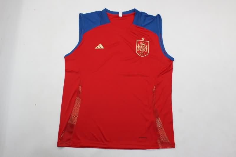AAA(Thailand) Spain 2024 Training Vest Soccer Jersey 02