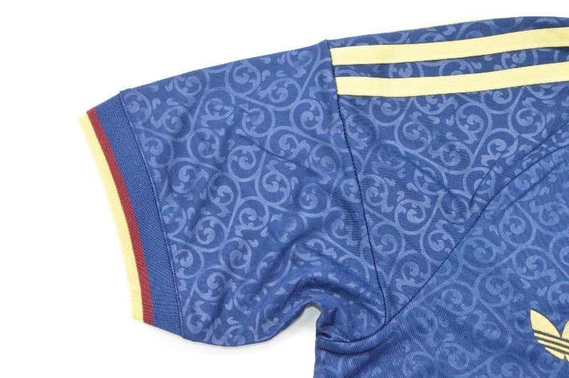AAA(Thailand) Spain 2026 Dark Blue Soccer Jersey 02