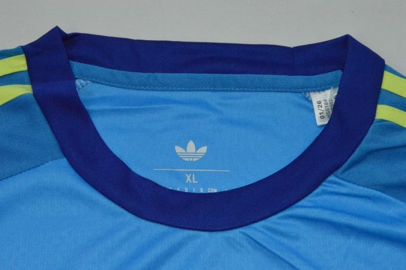 AAA(Thailand) Spain 2026 World Cup Goalkeeper Blue Soccer Jersey 02