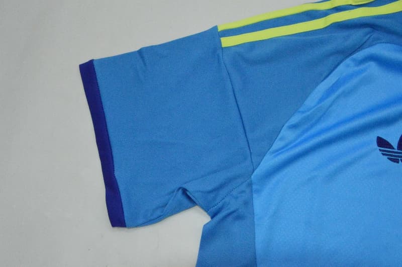 AAA(Thailand) Spain 2026 World Cup Goalkeeper Blue Soccer Jersey 02