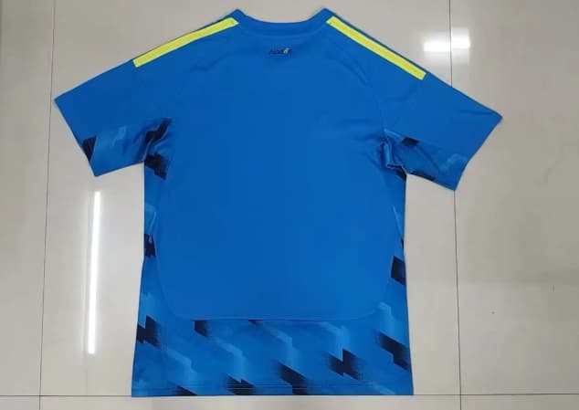 AAA(Thailand) Spain 2026 Goalkeeper Blue Soccer Jersey 2 Stars
