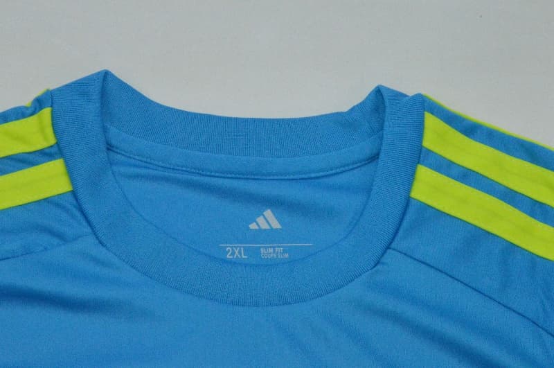 AAA(Thailand) Spain 2026 Goalkeeper Blue Soccer Jersey 2 Stars