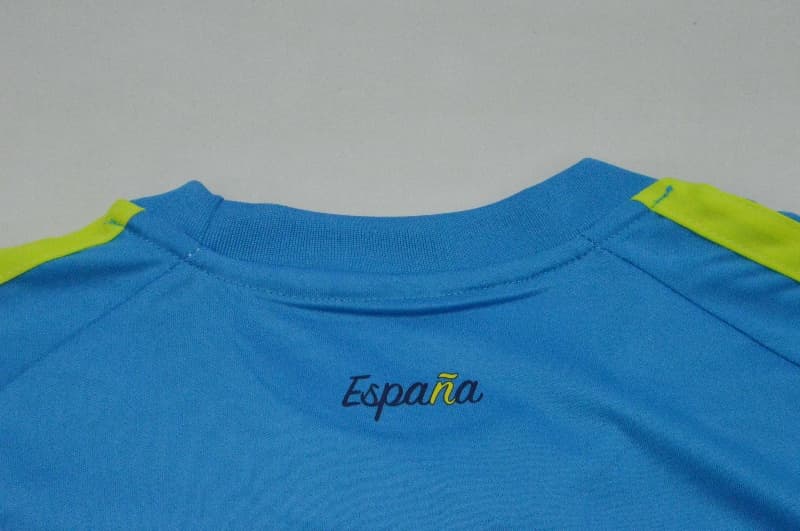 AAA(Thailand) Spain 2026 Goalkeeper Blue Soccer Jersey 2 Stars